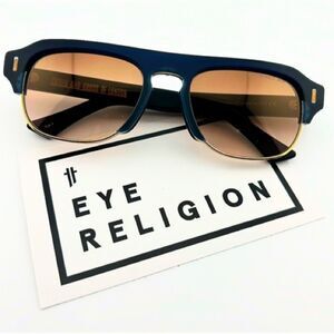 Cutler & Gross 1353 Blue and Gold Sunglasses